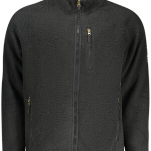 US GRAND MEN'S BLACK ZIP-UP SWEATSHIRT