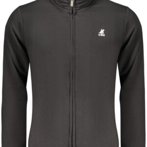 US GRAND MEN'S BLACK ZIP-UP SWEATSHIRT