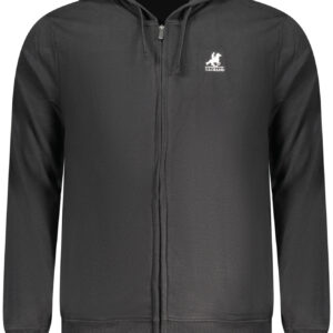 US GRAND MEN'S BLACK ZIP-UP SWEATSHIRT