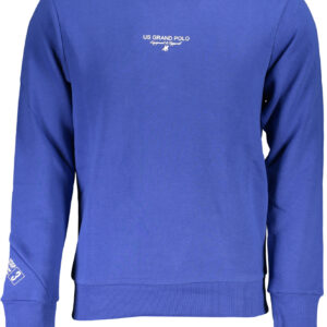 US GRAND MEN'S BLUE ZIP-UP SWEATSHIRT