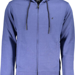 US GRAND MEN'S BLUE ZIP-UP SWEATSHIRT