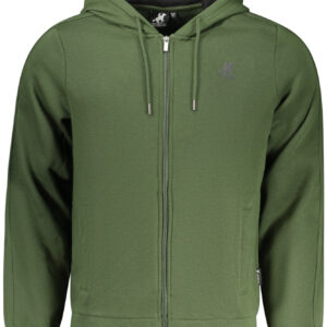 US GRAND MEN'S GREEN ZIP-UP SWEATSHIRT
