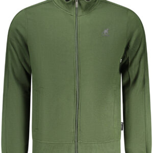 US GRAND MEN'S GREEN ZIP-UP SWEATSHIRT