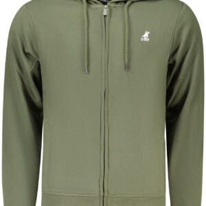 US GRAND MEN'S GREEN ZIP-UP SWEATSHIRT