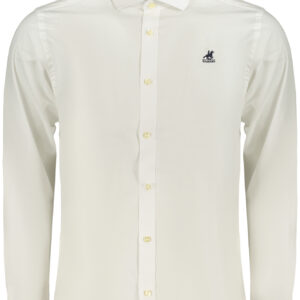 US GRAND MEN'S LONG-SLEEVED WHITE SHIRT