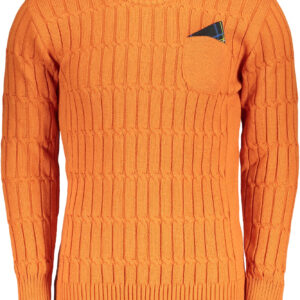 US GRAND MEN'S ORANGE SWEATER