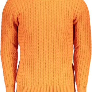 US GRAND MEN'S ORANGE SWEATER