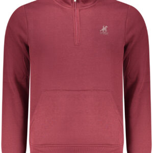 US GRAND MEN'S RED ZIP-UP SWEATSHIRT