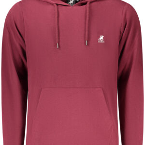 US GRAND MEN'S RED ZIP-UP SWEATSHIRT