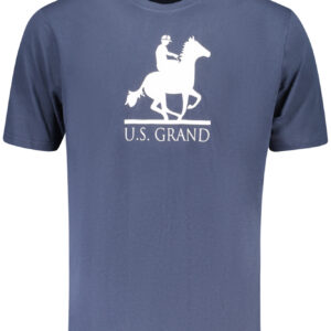 US GRAND MEN'S SHORT-SLEEVE T-SHIRT BLUE