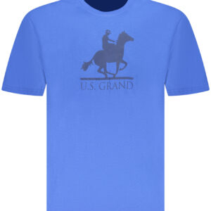 US GRAND MEN'S SHORT-SLEEVE T-SHIRT BLUE
