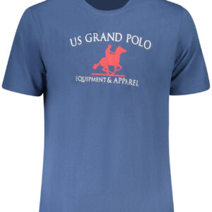 US GRAND MEN'S SHORT-SLEEVE T-SHIRT BLUE