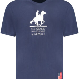 US GRAND MEN'S SHORT-SLEEVE T-SHIRT BLUE