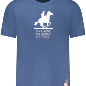 US GRAND MEN'S SHORT-SLEEVE T-SHIRT BLUE