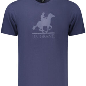 US GRAND MEN'S SHORT-SLEEVE T-SHIRT BLUE