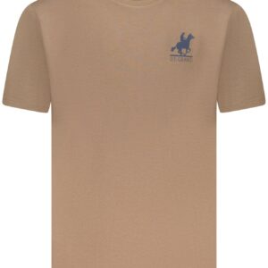 US GRAND MEN'S SHORT-SLEEVE T-SHIRT BROWN