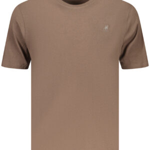 US GRAND MEN'S SHORT-SLEEVE T-SHIRT BROWN