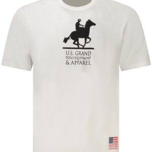 US GRAND MEN'S SHORT-SLEEVE T-SHIRT WHITE