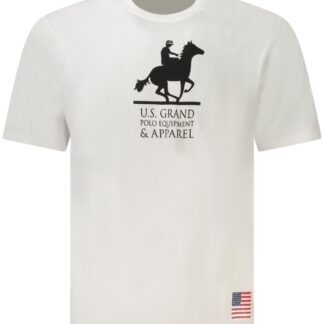 US GRAND MEN'S SHORT-SLEEVE T-SHIRT WHITE