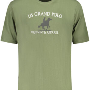 US GRAND MEN'S SHORT-SLEEVED GREEN T-SHIRT