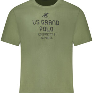 US GRAND MEN'S SHORT-SLEEVED GREEN T-SHIRT