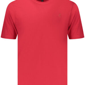 US GRAND MEN'S SHORT-SLEEVED RED T-SHIRT