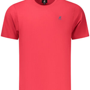 US GRAND MEN'S SHORT-SLEEVED RED T-SHIRT