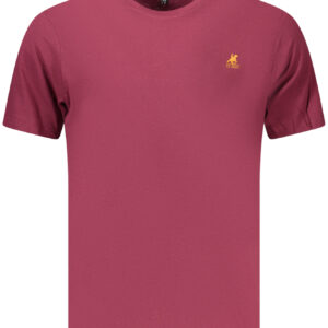 US GRAND MEN'S SHORT-SLEEVED RED T-SHIRT