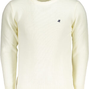 US GRAND MEN'S WHITE SWEATER
