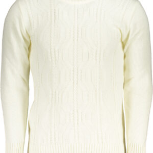 US GRAND MEN'S WHITE SWEATER