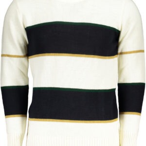 US GRAND MEN'S WHITE SWEATER