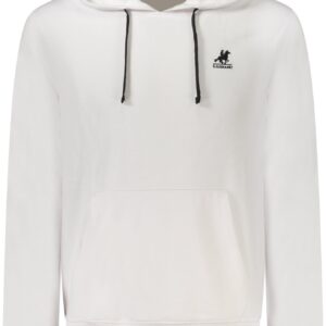 US GRAND MEN'S WHITE ZIP-UP SWEATSHIRT