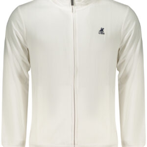 US GRAND MEN'S WHITE ZIP-UP SWEATSHIRT