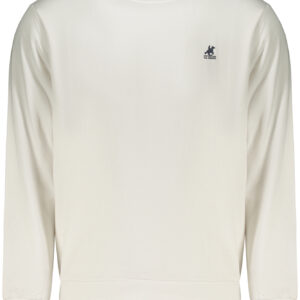 US GRAND MEN'S WHITE ZIP-UP SWEATSHIRT