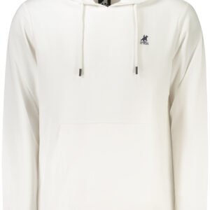US GRAND MEN'S WHITE ZIP-UP SWEATSHIRT
