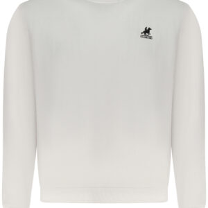 US GRAND MEN'S WHITE ZIP-UP SWEATSHIRT