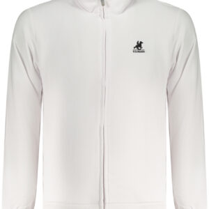 US GRAND MEN'S WHITE ZIP-UP SWEATSHIRT