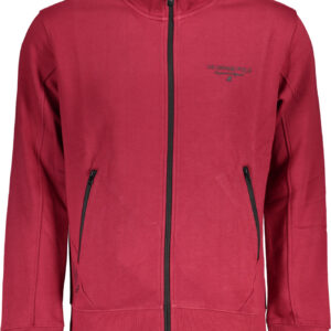 US GRAND RED MEN'S ZIP-UP SWEATSHIRT