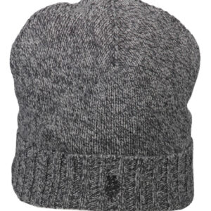 US POLO ASSN. BLACK MEN'S BEANIE