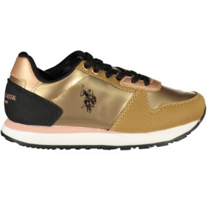 US POLO ASSN. GOLD CHILDREN'S SPORTS SHOES
