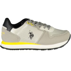 US POLO ASSN. GRAY CHILDREN'S SPORTS SHOES