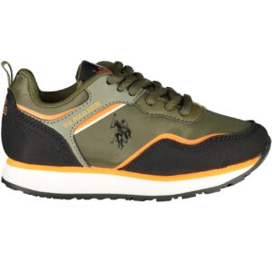 US POLO ASSN. GREEN SPORTS SHOES FOR CHILDREN