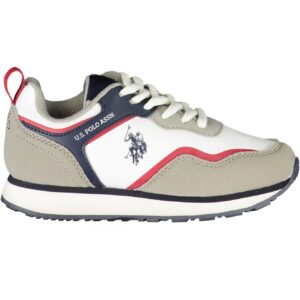 US POLO ASSN. WHITE CHILDREN'S SPORTS SHOES