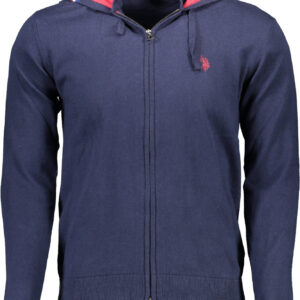 US POLO CARDIGAN MAN BLUE