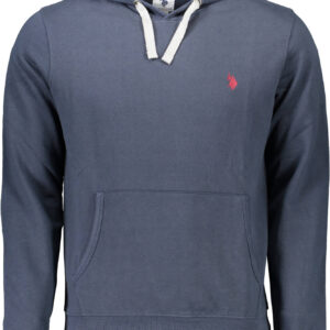 US POLO MEN'S BLUE SWEATSHIRT WITH ZIP