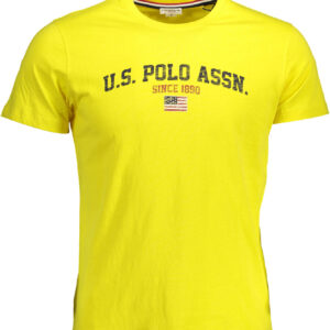 US POLO SHORT SLEEVE T-SHIRT YELLOW MAN