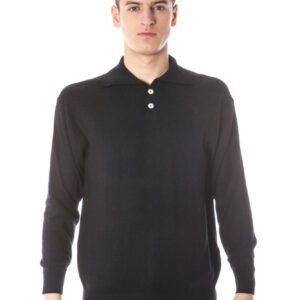 YUKO MEN'S BLACK SWEATER