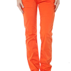 ZUELEMENTS WOMEN'S ORANGE TROUSERS