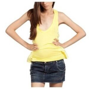 ZUELEMENTS YELLOW WOMAN TANK