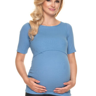 Zwangerschapsblouse model 157827 PeeKaBoo